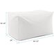 Seascape 18.25 inch Natural Outdoor Pouf Bench