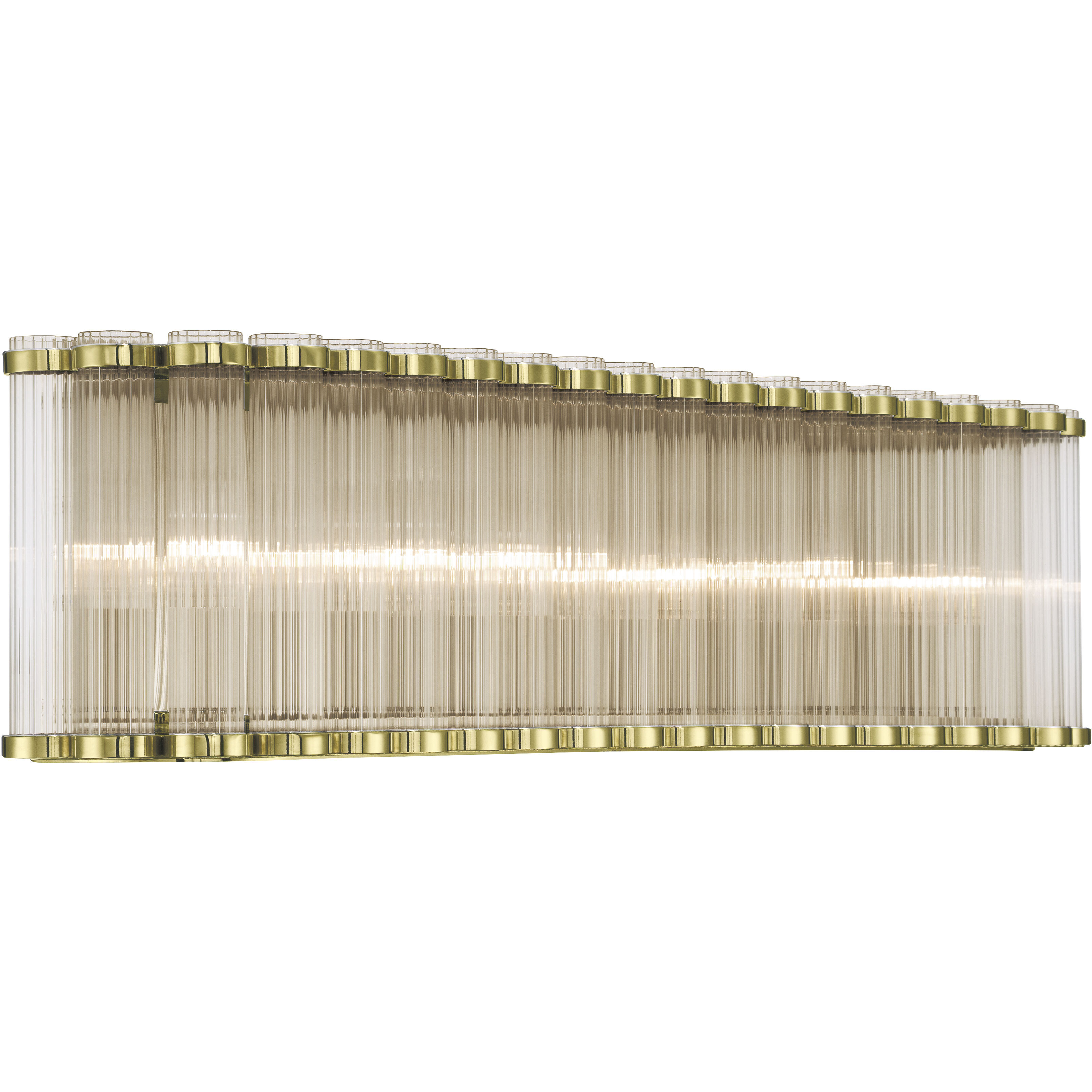 Glasbury 6 Light 32 inch Gold Vanity Light Wall Light