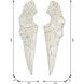 Soar White and Gold Wall Décor