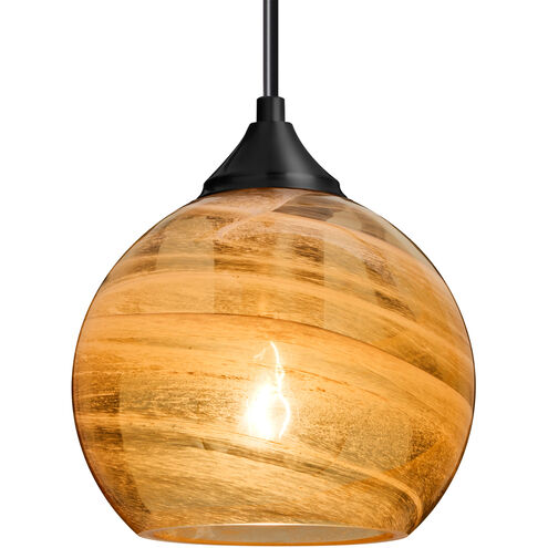 Jilly 1 Light Black Cord Pendant Ceiling Light