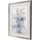 Royal Blue Blue and Brown Framed Art