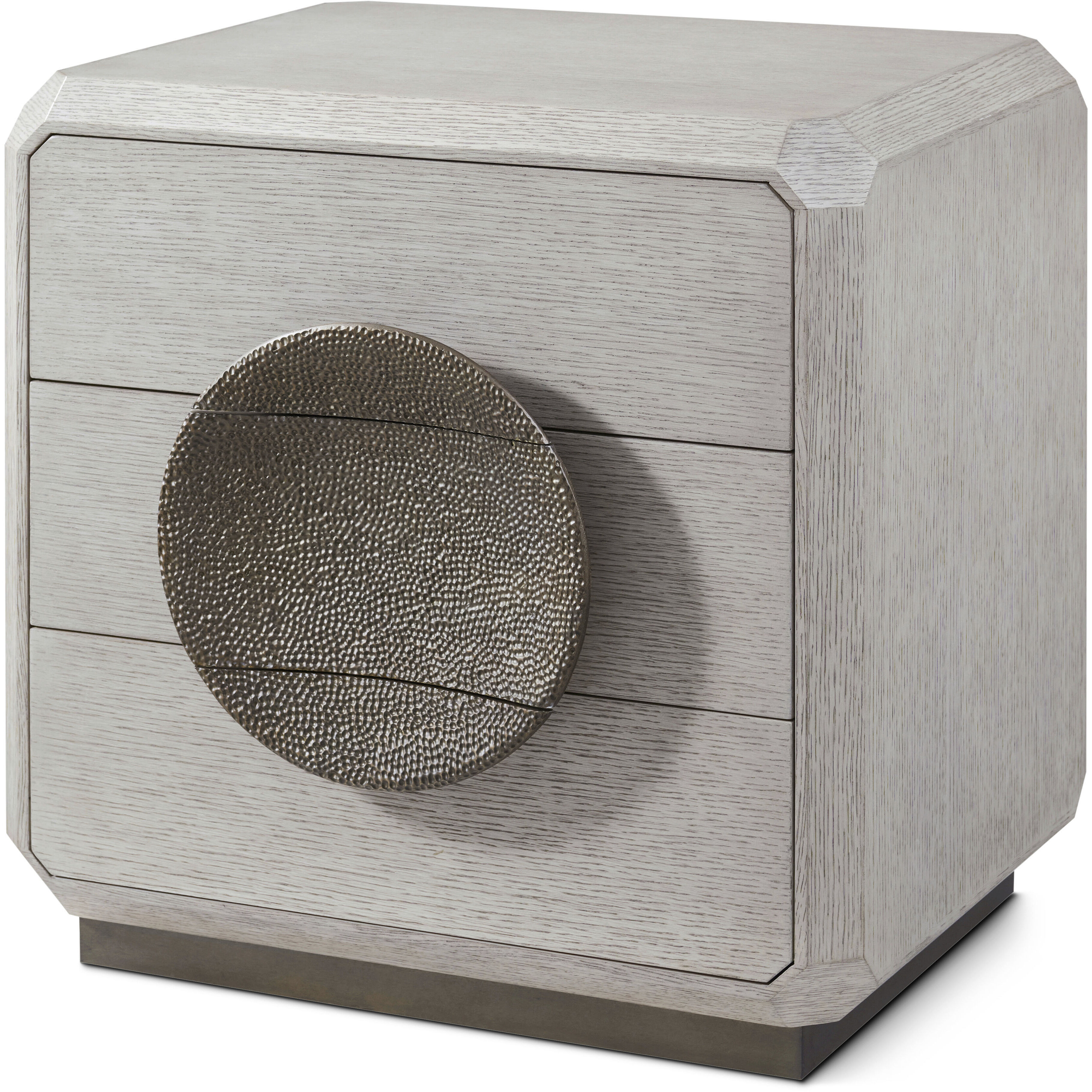 Spencer St. James 26 X 26 inch Argento Small Nightstand, Wooden