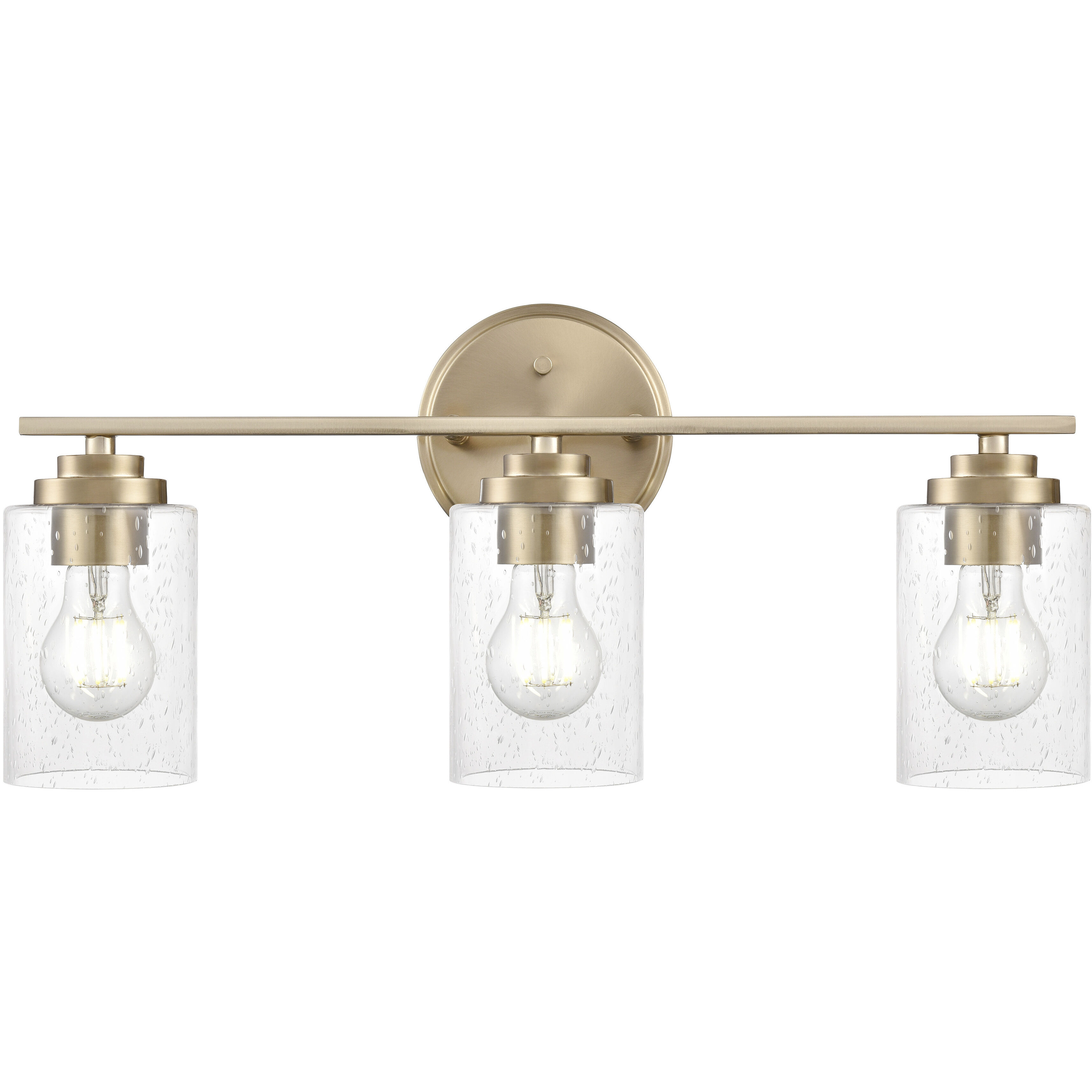 Moven 3 Light 22 inch Modern Gold Bathroom Vanity Light Wall Light