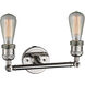 Franklin Restoration Bare Bulb LED 11 inch Polished Nickel Bath Vanity Light Wall Light