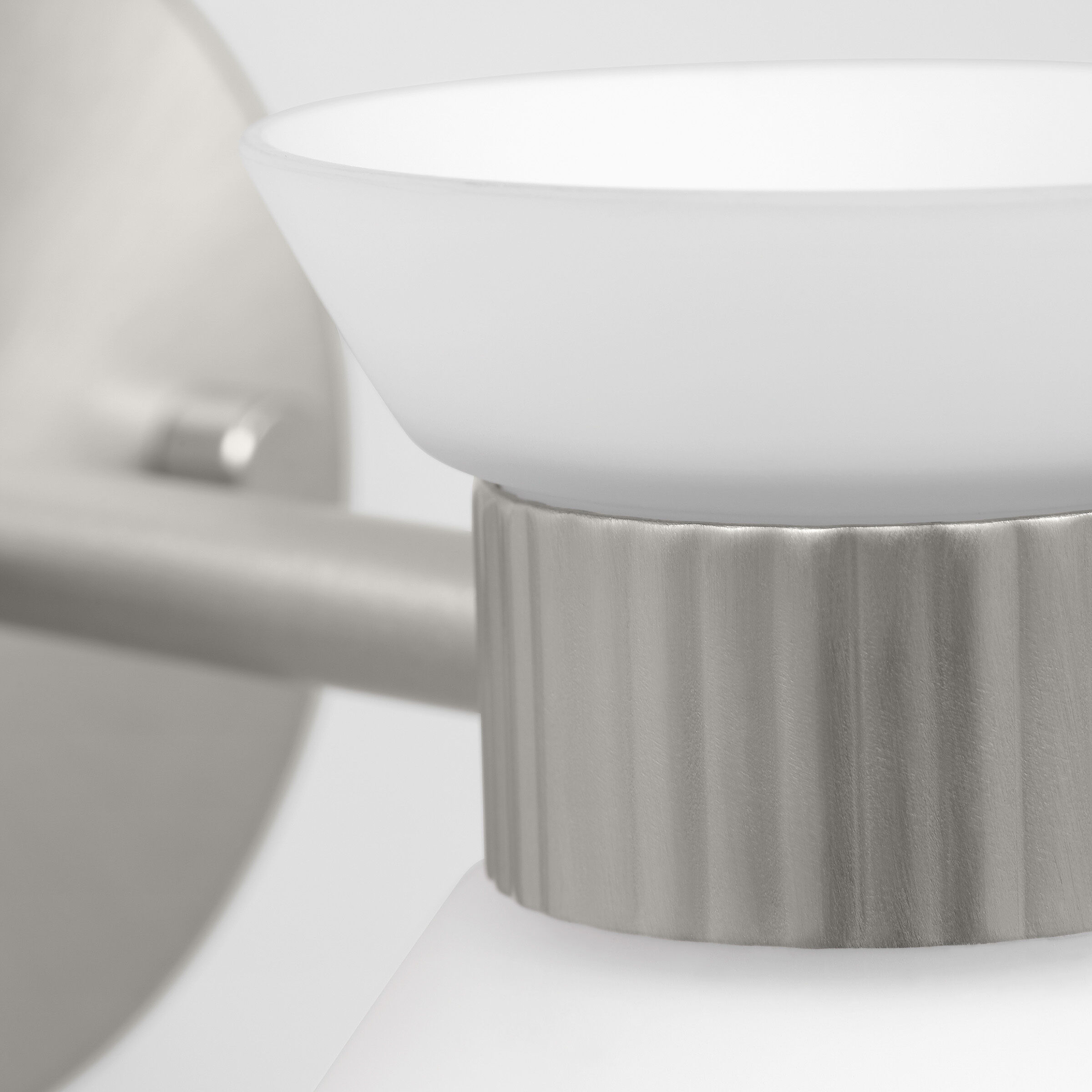 Drew & Jonathan Belcarra Sconce Wall Light in Brushed Steel