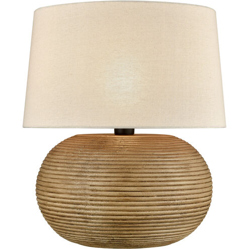Terran 22 inch 100 watt Natural Outdoor Table Lamp
