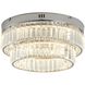 Canada LED 15.75 inch Chrome Flush Mount Ceiling Light