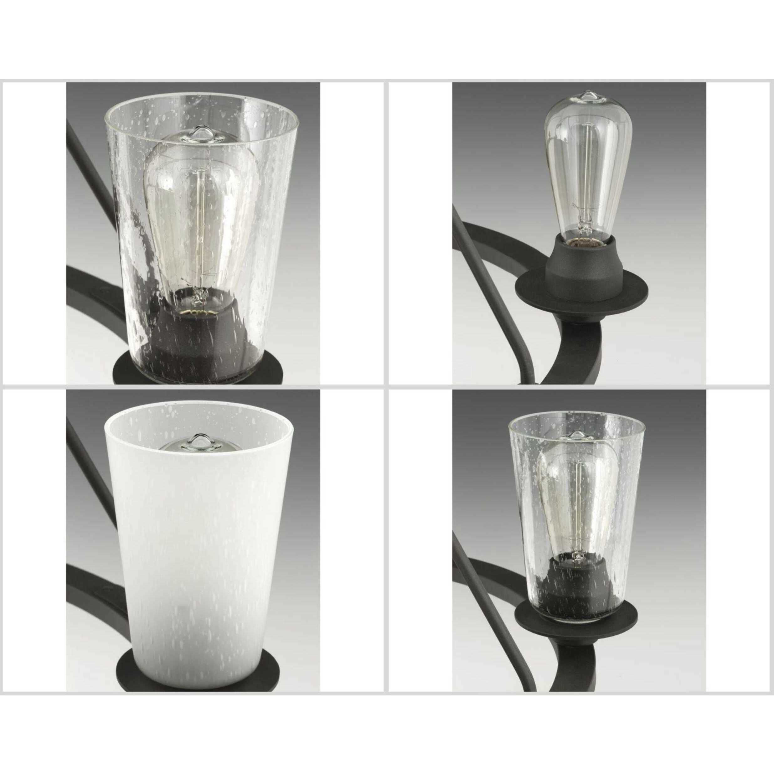 Debut 9 Light 36 inch Graphite Chandelier Ceiling Light, Design Series