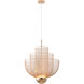 Canada LED 24 inch Gold LED Chandelier Ceiling Light