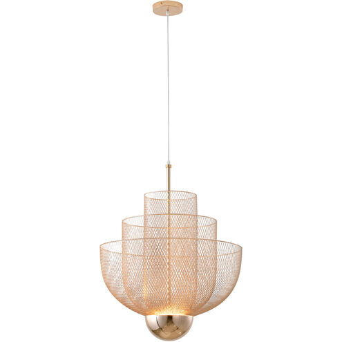 Canada LED 24 inch Gold LED Chandelier Ceiling Light