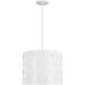 kate spade new york Dottie 3 Light 20.25 inch Matte White Pendant Ceiling Light