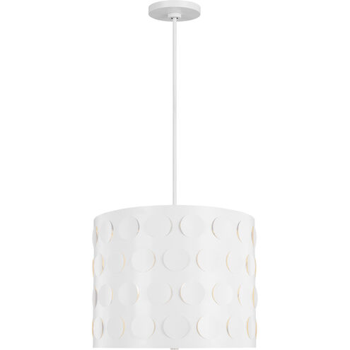 kate spade new york Dottie 3 Light 20.25 inch Matte White Pendant Ceiling Light