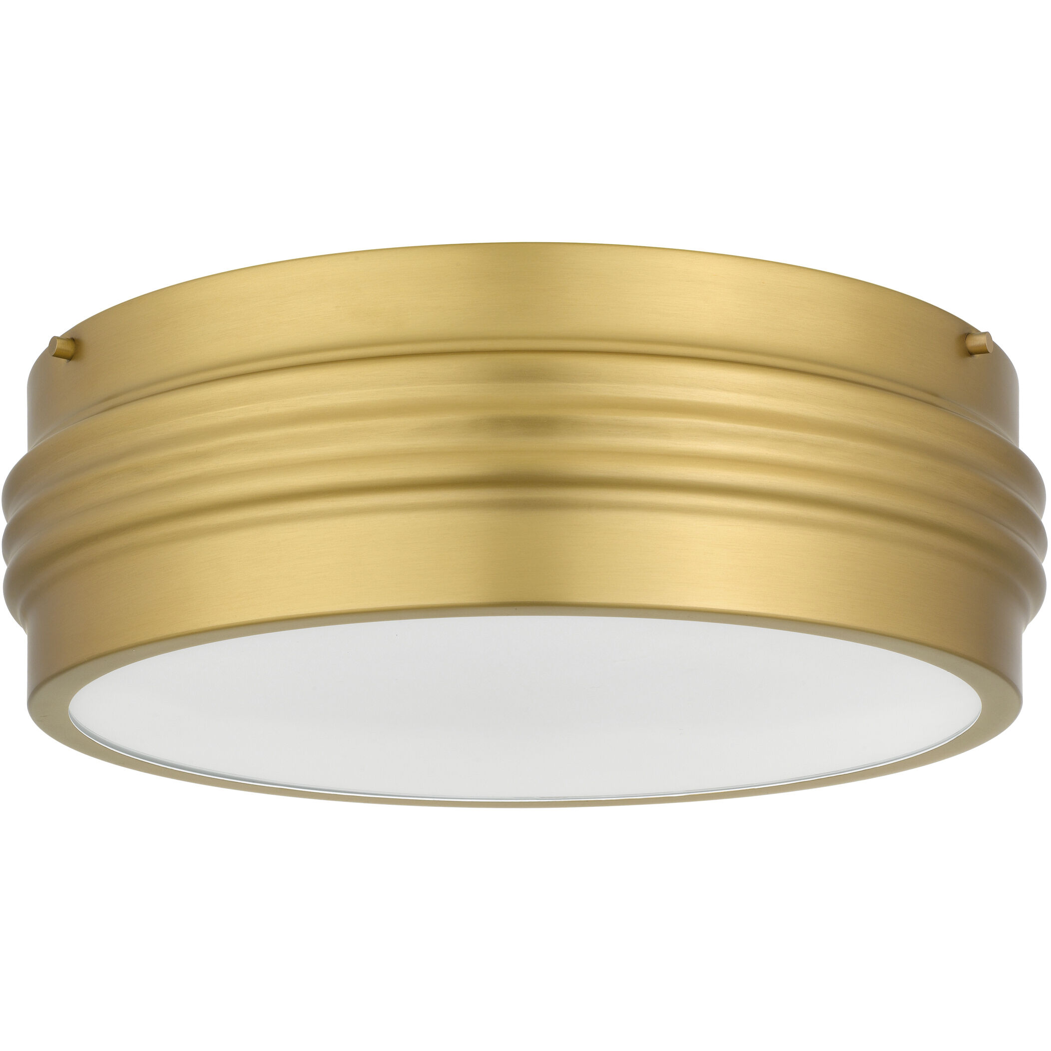 Emmett 3 Light 16 inch Brushed Gold Flush Mount Ceiling Light