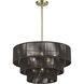Acordia 6 Light 23 inch Antique Brass Pendant Chandelier Ceiling Light