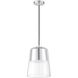 Caladon 1 Light 10 inch Chrome Pendant Ceiling Light