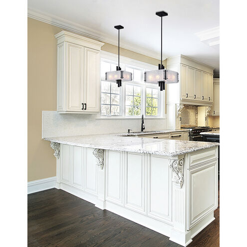 Assunta 6 Light 13 inch Black Island/Pool Table Light Ceiling Light