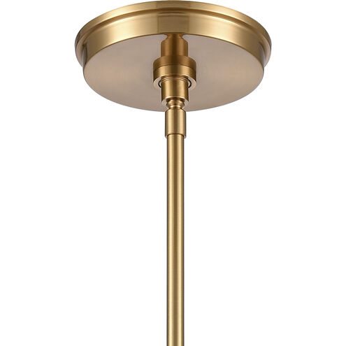 Trustle 1 Light 7 inch Satin Brass Mini Pendant Ceiling Light