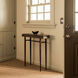 Wick 30 X 8.5 inch Bronze Console Table in Maple Espresso
