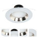 Recesso LED Satin Nickel and White LED Retrofit Module