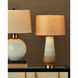 Geologie 28 inch 150 watt Beige/Pale Gray/Brown/Antique Brass Table Lamp Portable Light