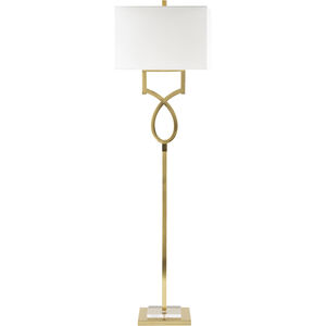 Eicher 61 inch 100.00 watt Gold Floor Lamp Portable Light