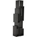 Lincoln Charcoal Black Bookcase