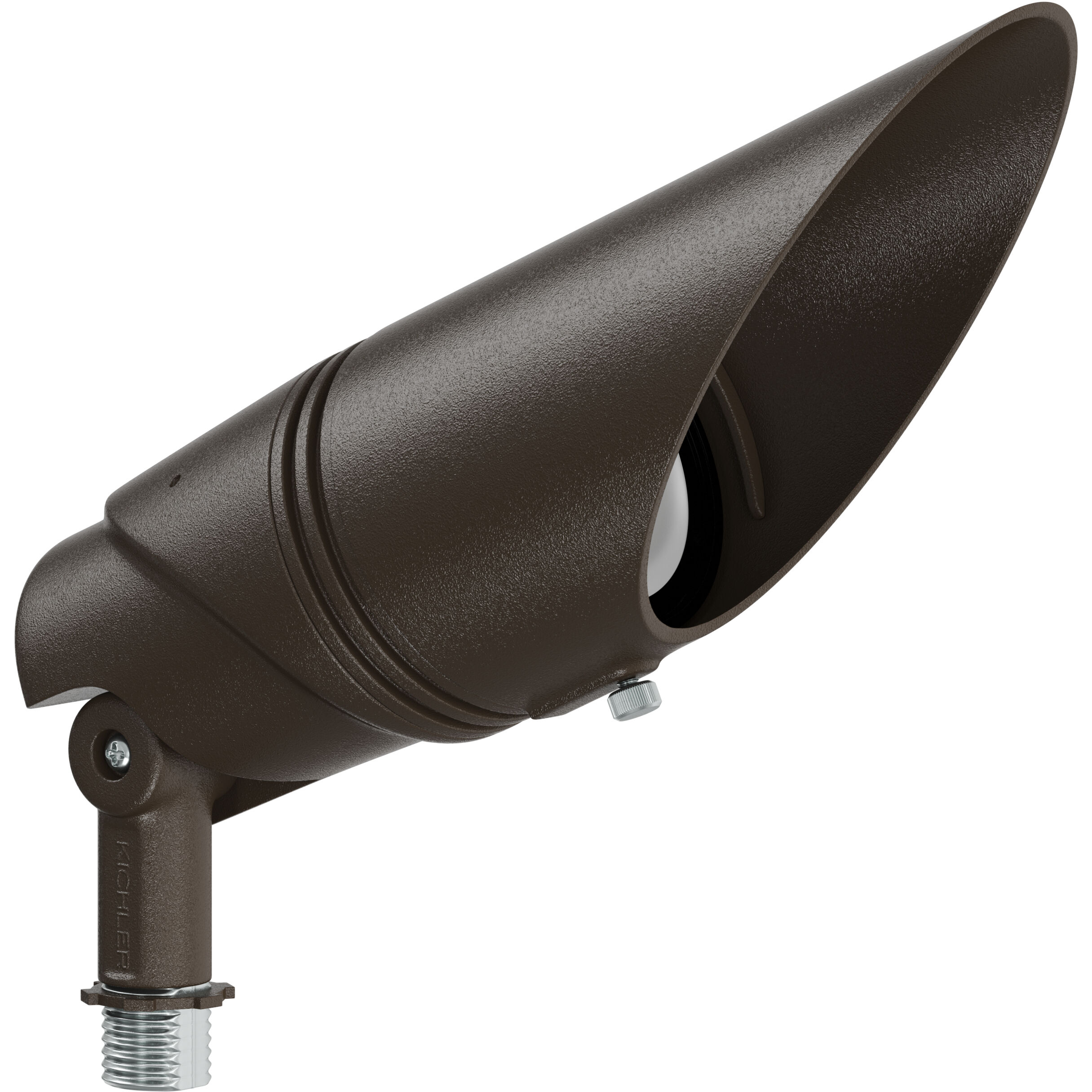 Varia Textured Architectural Bronze Long Cowl, Adjustable