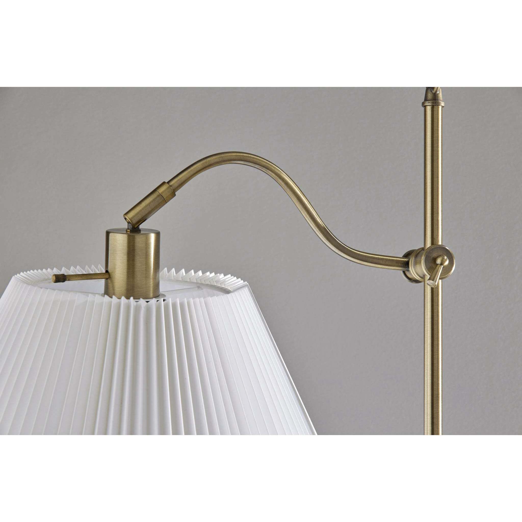 Derby 64.75 inch 150.00 watt Antique Brass Floor Lamp Portable Light