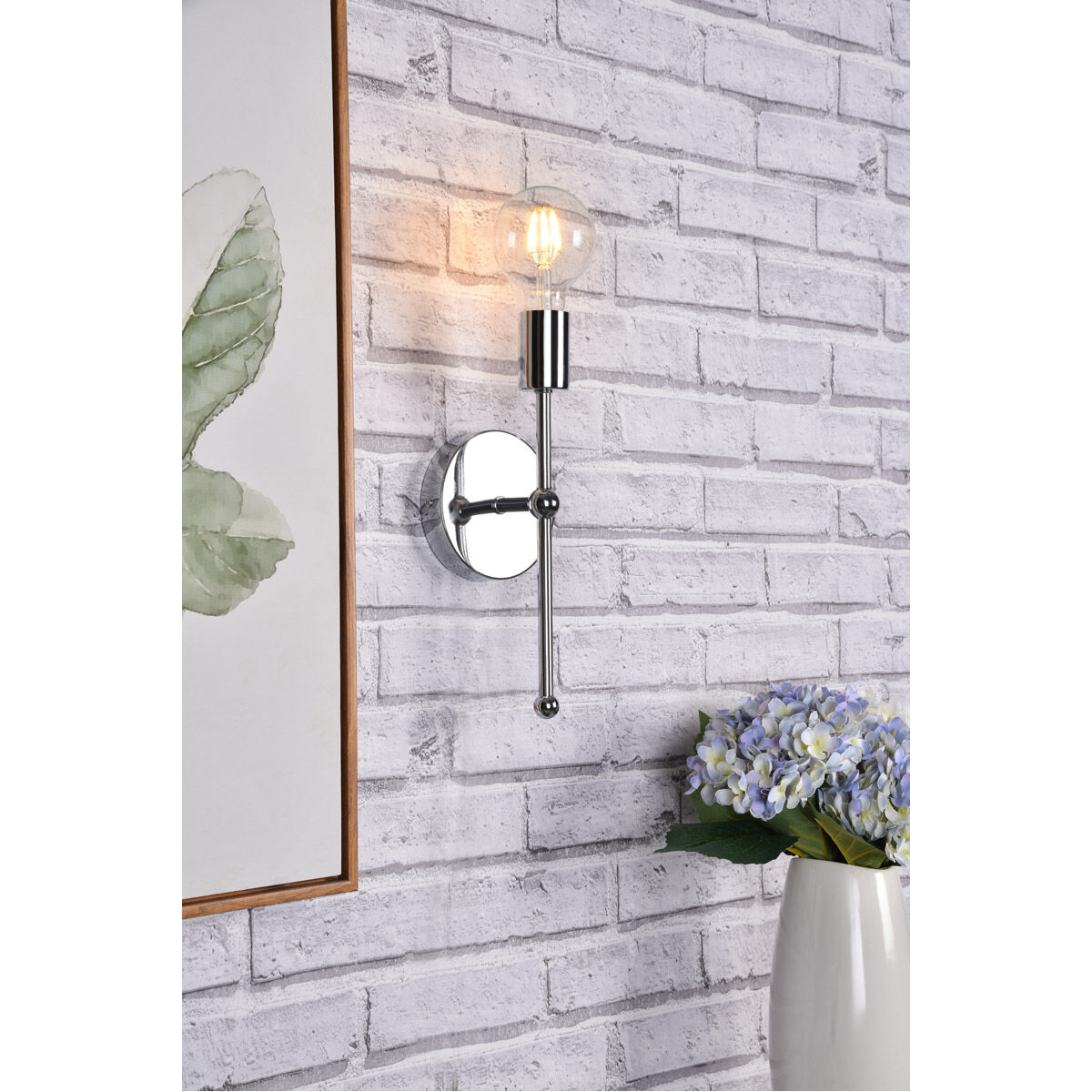 Keely 1 Light 5 inch Chrome Bath Sconce Wall Light