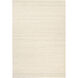 Riya 114 X 79 inch White/Ivory Rug in 6 x 9
