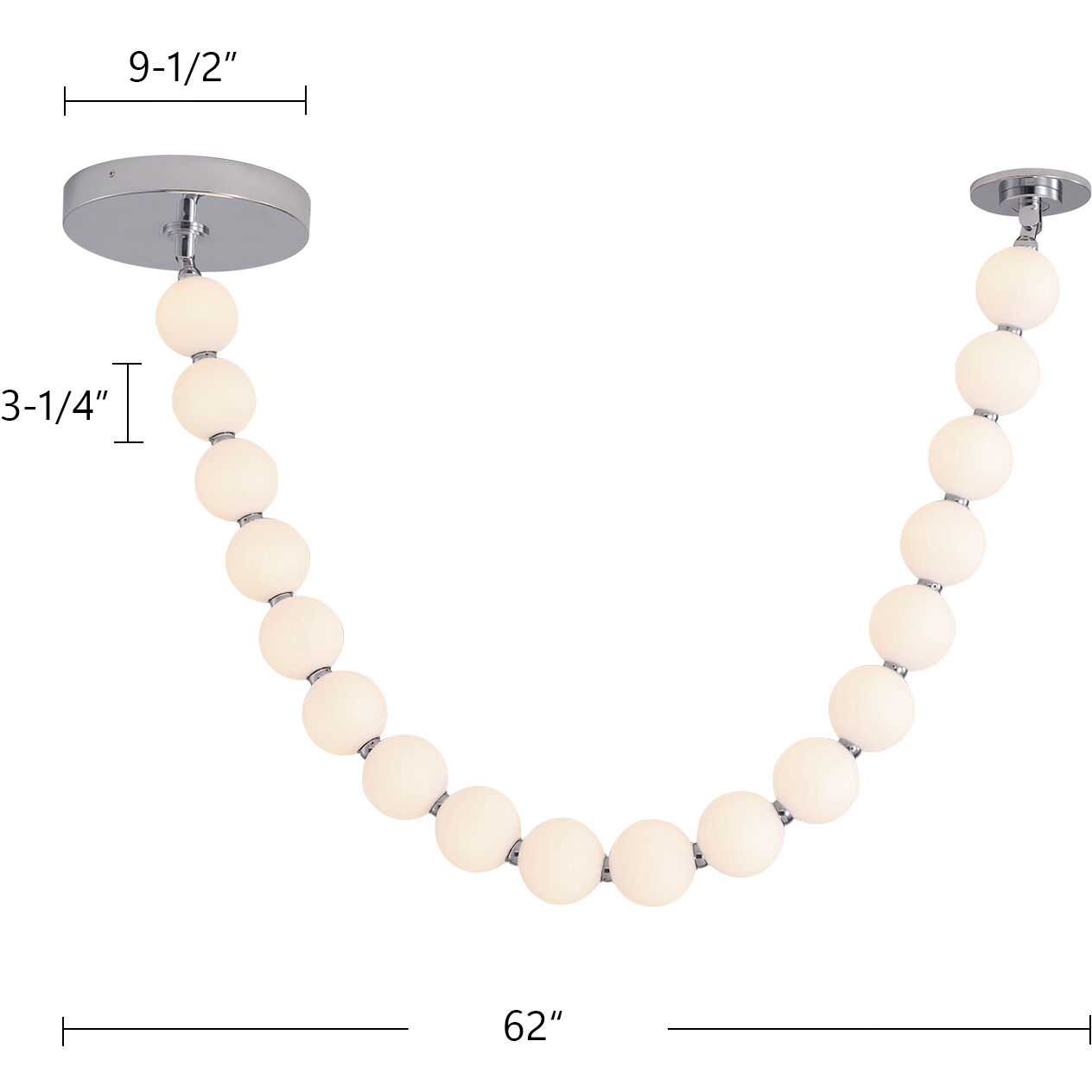 Akoya Pendant Ceiling Light in Universal - 0-10V Remote Transformer