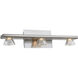 Jet LED 4.7 inch Brushed Nickel Bath Vanity Light Wall Light