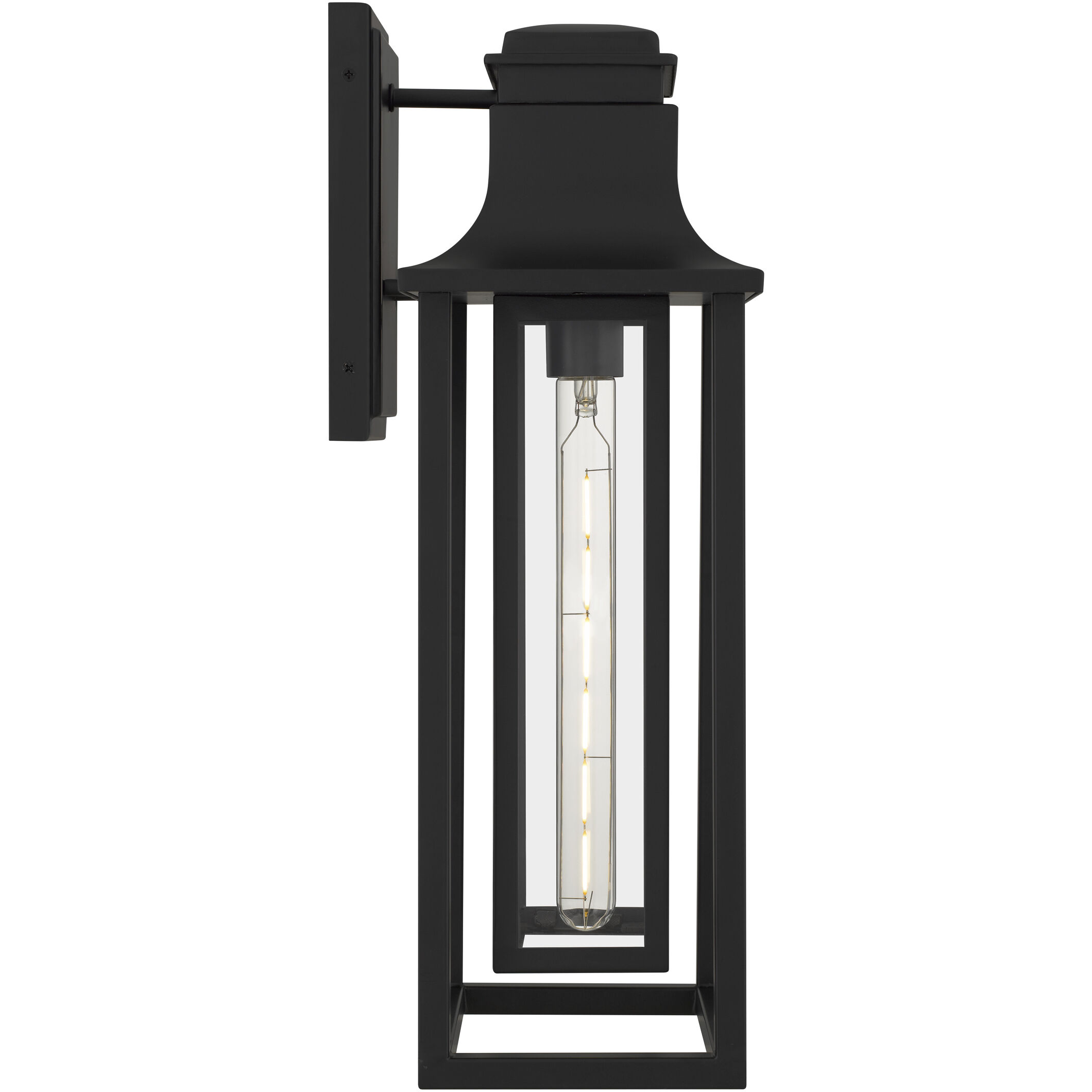 Garner 1 Light 20.25 inch Matte Black Outdoor Wall Lantern