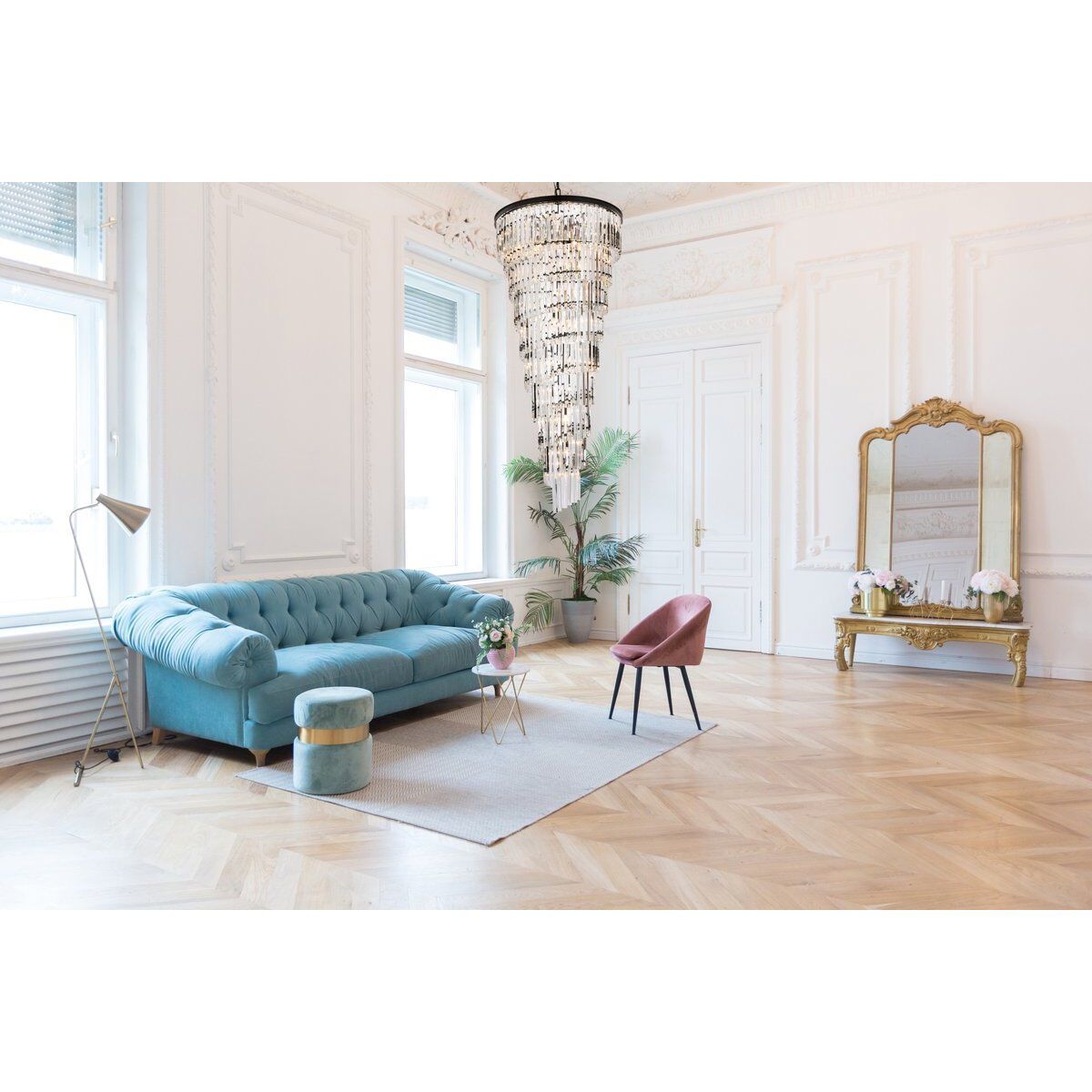 Sydney 35 Light 30 inch Matte Black Chandelier Ceiling Light