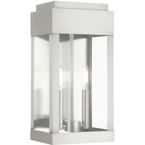 York 2 Light 8.00 inch Outdoor Wall Light