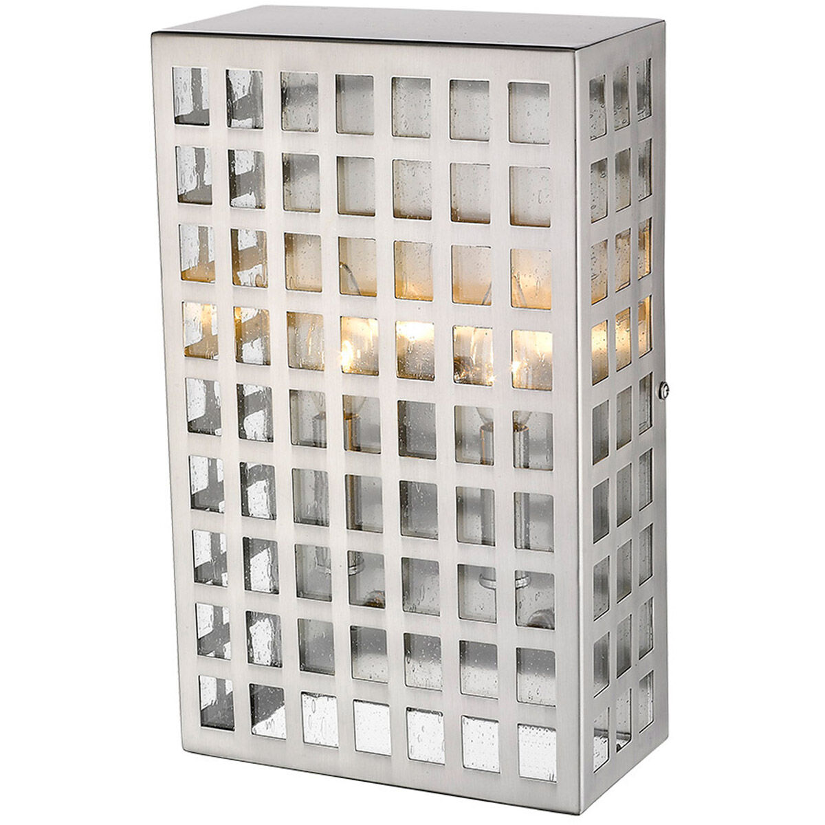 Letzel 2 Light 13 inch Satin Nickel Exterior Wall Mount