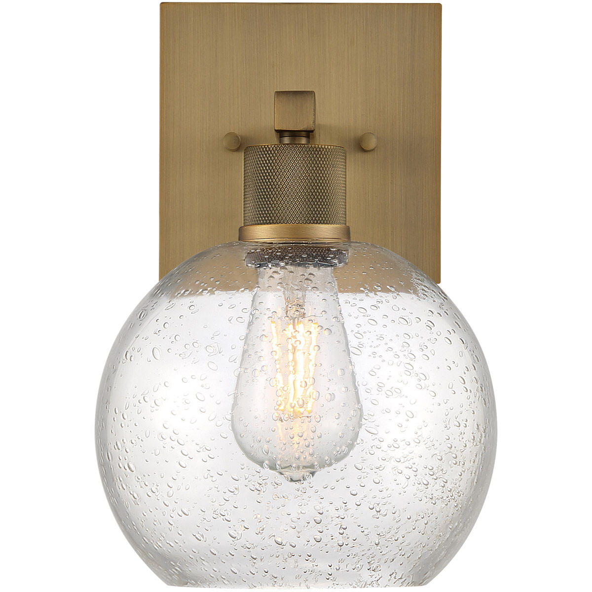 Port Nine LED 8 inch Antique Brushed Brass Wall Sconce Wall Light