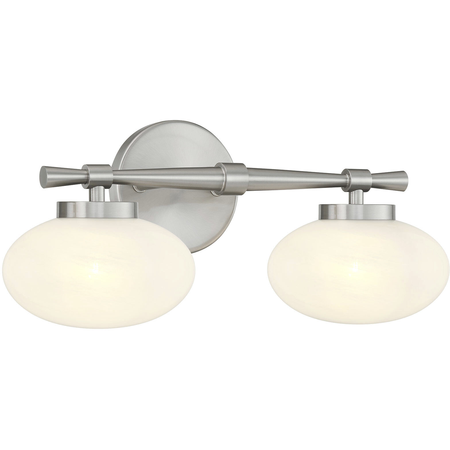 Barrow 2 Light 17 inch Satin Nickel Bathroom Vanity Light Wall Light