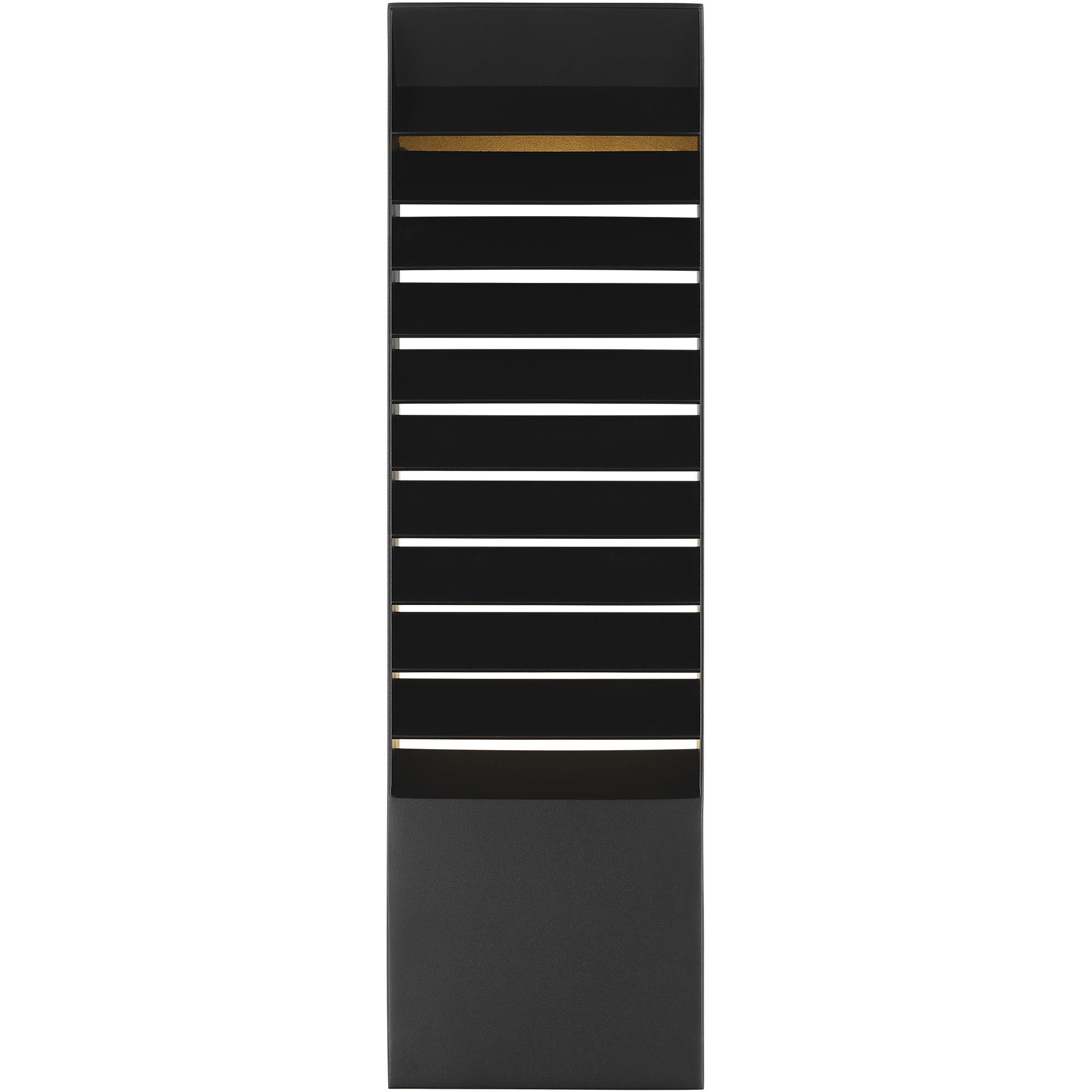 Kelly by Kelly Wearstler Lamel LED 19 inch Outdoor Black Outdoor Wall Lantern