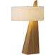 Obelisk 29 inch 22 watt Natural Ash Table Lamp Portable Light