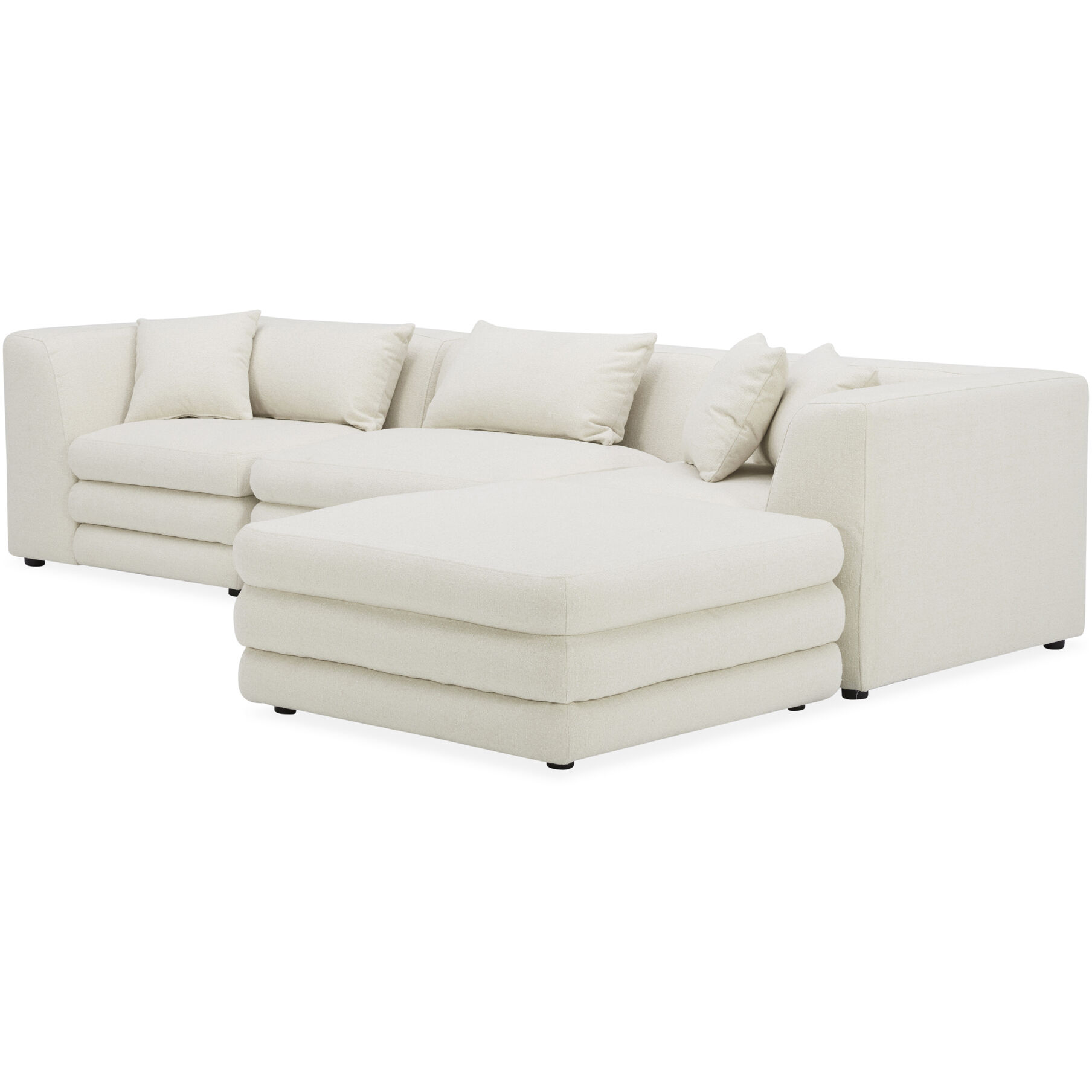 Lowtide Lounge White Modular Sectional