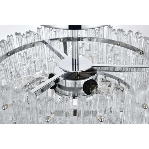 Emilia 3 Light 12 inch Chrome Flush Mount Ceiling Light