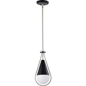 Admiral 1 Light 6.5 inch Matte Black Pendant Ceiling Light