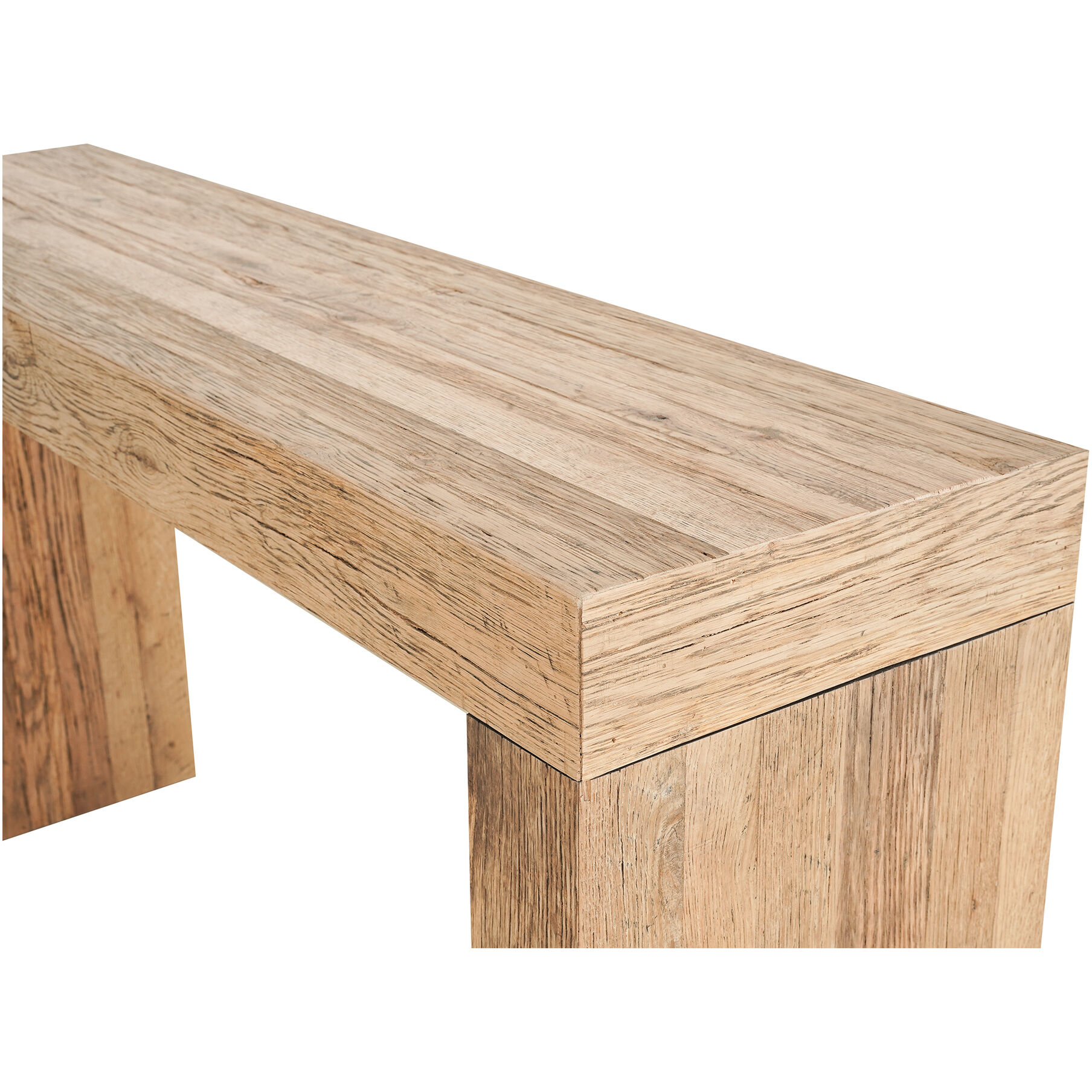 Evander 55 X 15 inch Aged Oak Console Table