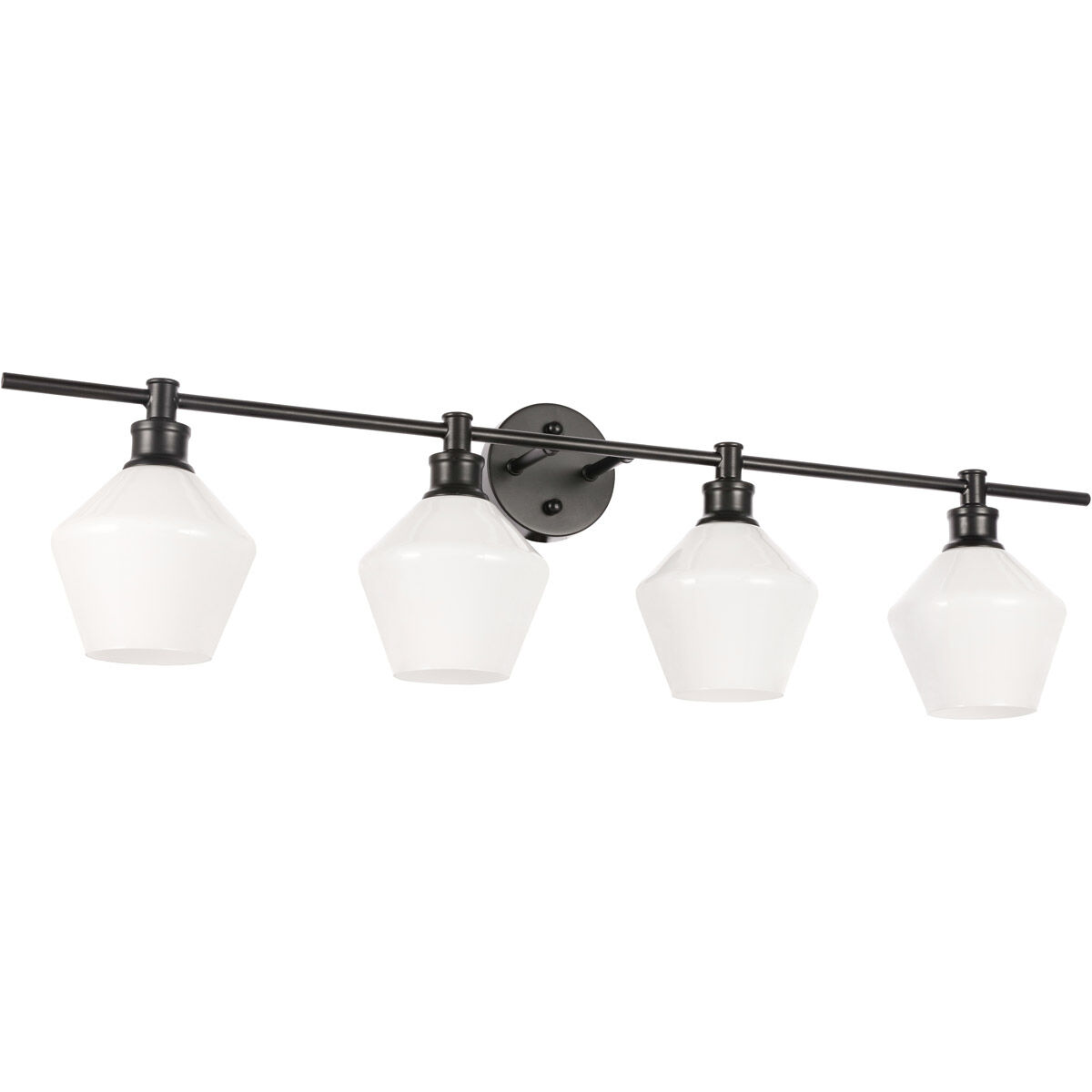 Gene 4 Light 37.6 inch Black Wall sconce Wall Light