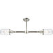 Franklin Restoration Dover 2 Light 21 inch Polished Nickel Island Light Ceiling Light in Clear Glass, Franklin Restoration