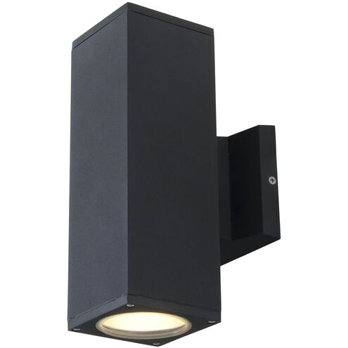 Summerside 2 Light 10.25 inch Black Outdoor Sconce