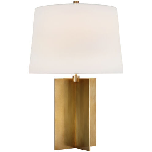 Paloma Contreras Costes 25.25 inch 15.00 watt Hand-Rubbed Antique Brass Table Lamp Portable Light, Medium