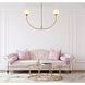 Nyomi 2 Light 42 inch Satin Gold Chandelier Ceiling Light