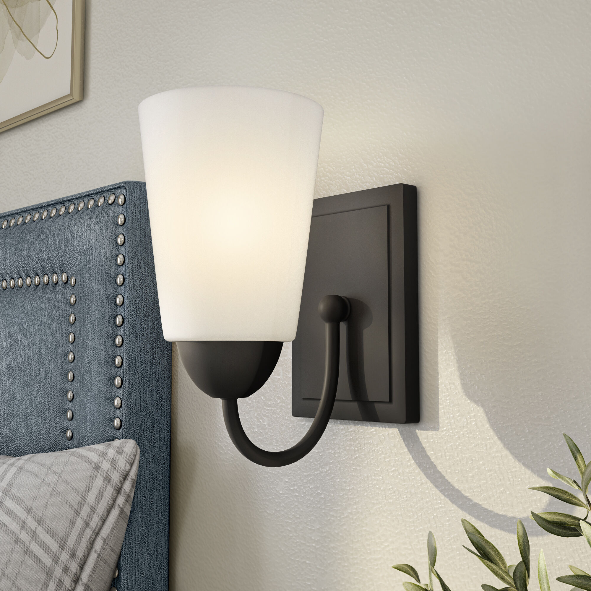 Malone 1 Light 5 inch Matte Black Wall Sconce Wall Light